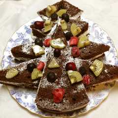 รูปของ ☆スポンジケーキで☆Xmasツリー☆