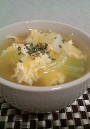 超超超簡単キャベたまスープ-レシピのメイン写真