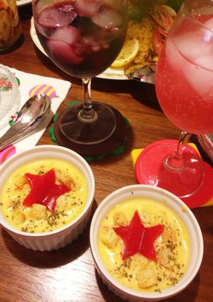 クリスマス♡コーンパプリカスープ-レシピのメイン写真
