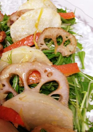 オシャレで簡単！農園の冬野菜で温サラダ♪-レシピのメイン写真