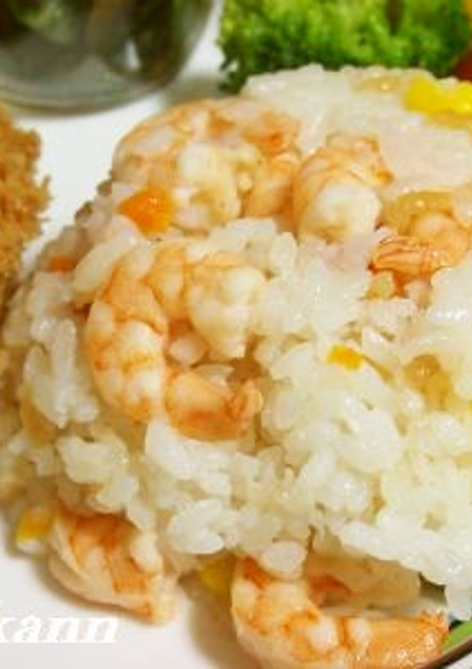 炊飯器で簡単エビピラフ-レシピのメイン写真