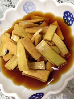 大根の皮のお漬物-レシピのメイン写真