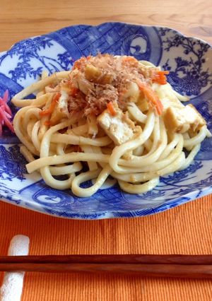 簡単で美味しい♫ 沖縄風焼きうどん-レシピのメイン写真