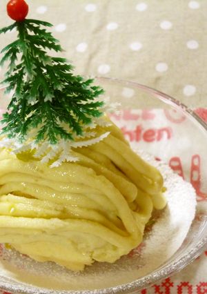 スイスロールでイモンブラン♪-レシピのメイン写真