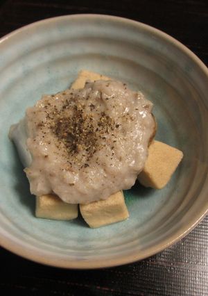 高野豆腐と里芋ソース仕立て-レシピのメイン写真
