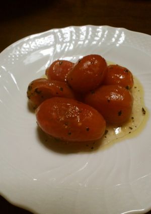手作り梅シロップが隠し味♪トマトマリネ-レシピのメイン写真