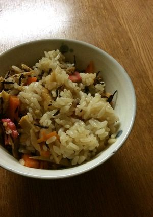 濃い味炊き込み風混ぜご飯-レシピのメイン写真