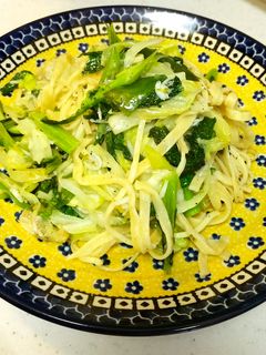 簡単ヘルシー☆春野菜とシラスのパスタ-レシピのメイン写真
