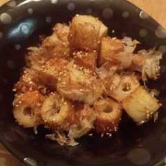 รูปของ ★お弁当にあと一品★ちくわ焦がし醤油★