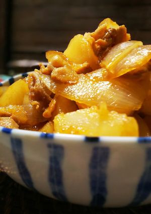 かぶと豚肉の甘辛煮-レシピのメイン写真