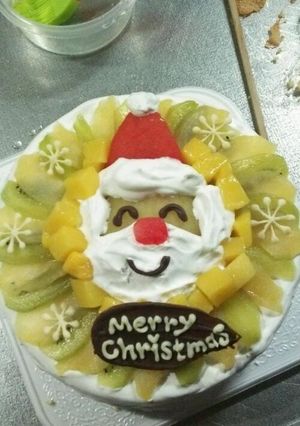 イチゴがなくたって!!③クリスマスケーキ-レシピのメイン写真