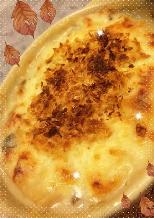 野菜とキノコ・サーモンのグラタン-レシピのメイン写真