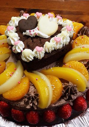 簡単！デコレーションケーキ-レシピのメイン写真