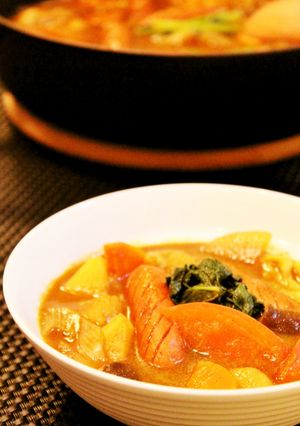 速攻で煮る簡単❀ちょっと和なカレー鍋❀-レシピのメイン写真