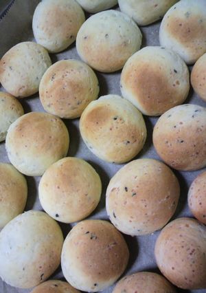 ♪ＨＭ×白玉粉♪もちもちぱん(チーズ風味-レシピのメイン写真