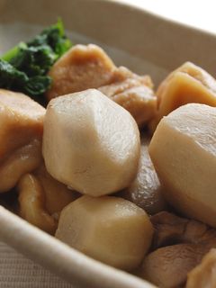 鶏肉と里芋の煮物◇治部煮風◇-レシピのメイン写真