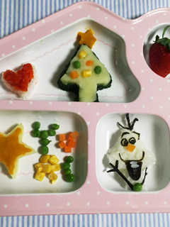クリスマス 離乳食 プレート-レシピのメイン写真