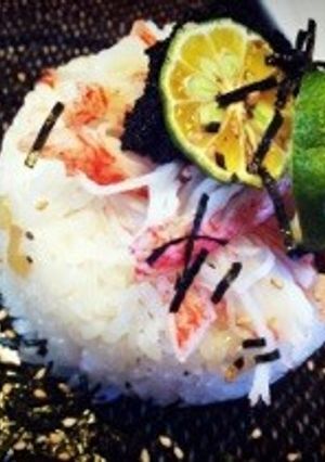 クリスマスやお正月に！簡単カニかま寿司-レシピのメイン写真