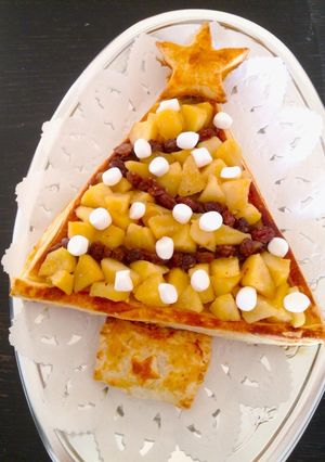 アップルパイでクリスマスツリー★-レシピのメイン写真