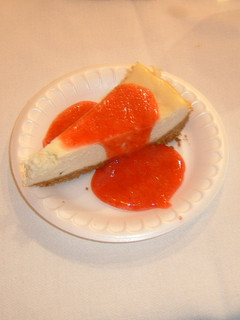 チーズケーキ・いちごソース-レシピのメイン写真