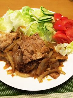 簡単!我が家の豚肉のしょうが焼き-レシピのメイン写真