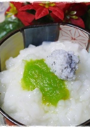 離乳食初期　しらすとキャベツのおかゆ-レシピのメイン写真