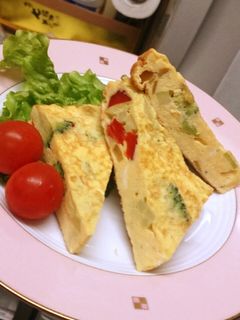 お弁当にオードブルに☆カラフル卵焼き-レシピのメイン写真