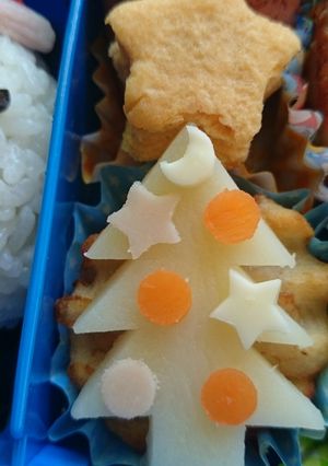 クリスマスツリー②☆キャラ弁のおかず-レシピのメイン写真