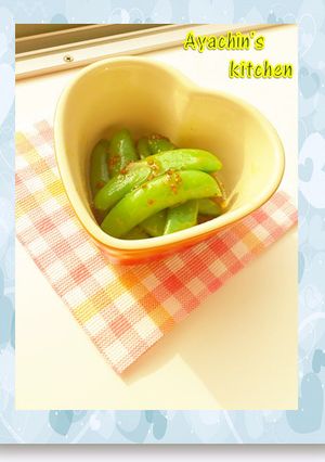 ☆スナップエンドウのハニマス☆-レシピのメイン写真