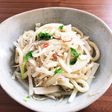 簡単美味しい!じゃこと大根の焼きうどん♪