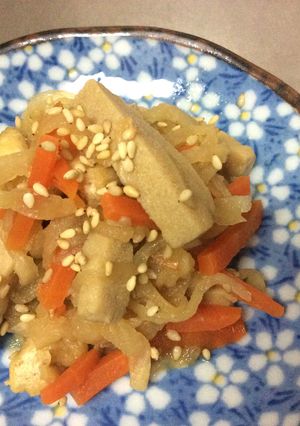 簡単！切干大根と高野豆腐の煮物-レシピのメイン写真