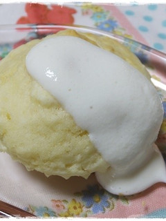 なんちゃって生クリームのカップケーキ-レシピのメイン写真