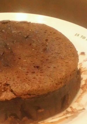 手近な材料で甘さ控えめガトーショコラ-レシピのメイン写真