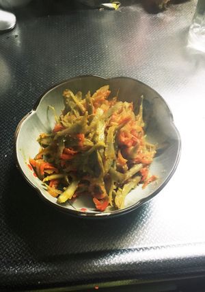 ごぼうの味噌炒め-レシピのメイン写真