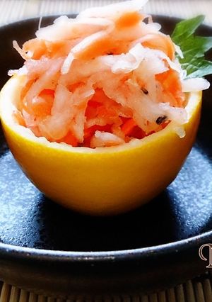無塩料理☆無塩deおせち『レモンなます』-レシピのメイン写真