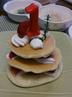 一才のお祝いケーキ-レシピのメイン写真
