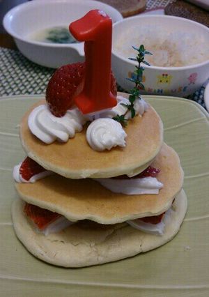 一才のお祝いケーキ-レシピのメイン写真