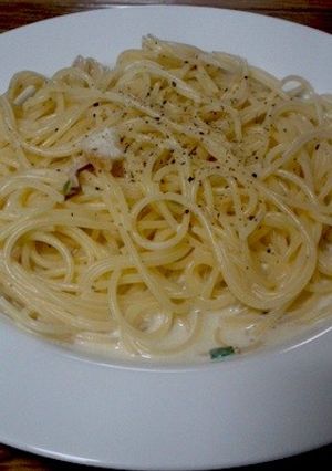 ケイトさんの簡単「松茸ホイップパスタ」-レシピのメイン写真