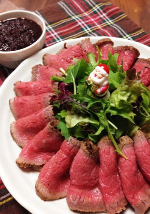クリスマスに♡牛たたき風ローストビーフ-レシピのメイン写真