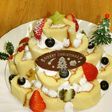 ロールちゃんでクリスマスケーキ