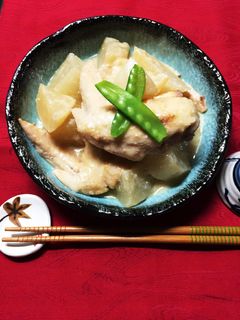 とろ〜り美味しい鶏手羽先の甘酒煮-レシピのメイン写真