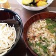 そうめん 豚つけ汁