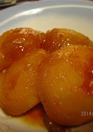 とろっと美味しい柚子の黄金煮-レシピのメイン写真