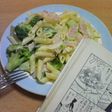 ミレリーゲとブロッコリーのクリームソース