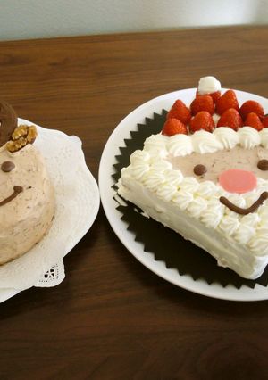 トナカイさんケーキ-レシピのメイン写真