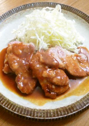 ポークソテー・ケチャップソース♪-レシピのメイン写真