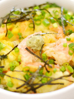 簡単♪甘えびかき揚げのだし茶漬け-レシピのメイン写真