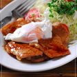 豚ロースの照りマヨポークソテー温タマ乗せ