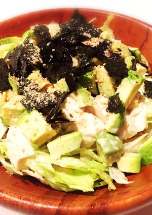 ドレッシングうま！豆腐とアボカドのサラダ-レシピのメイン写真