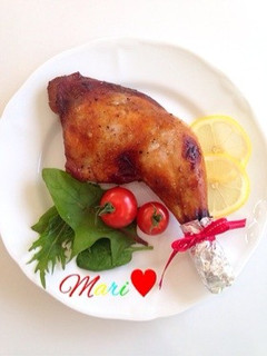 ジューシー♡我が家のローストチキンレッグ-レシピのメイン写真